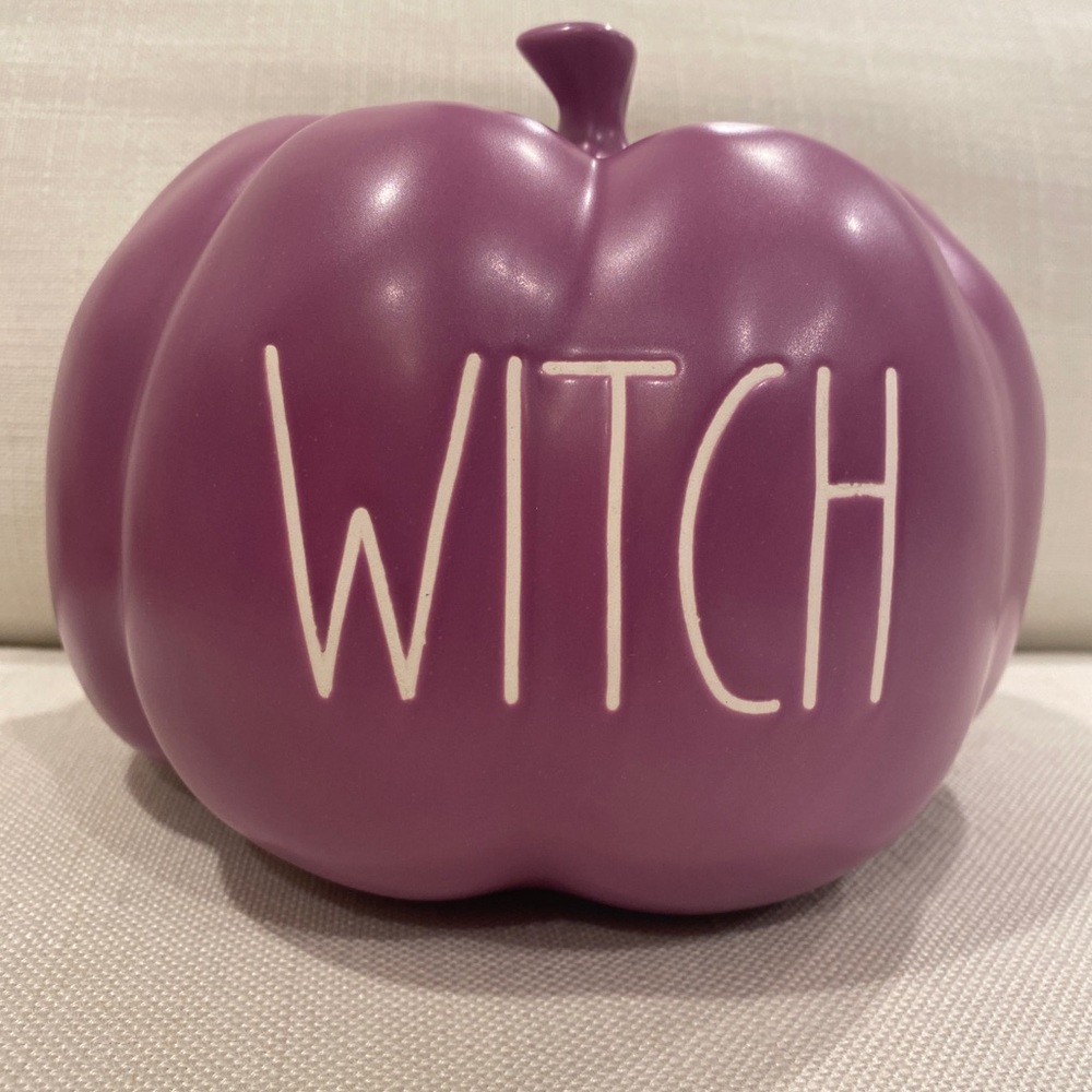 Rae Dunn WITCH pumpkin